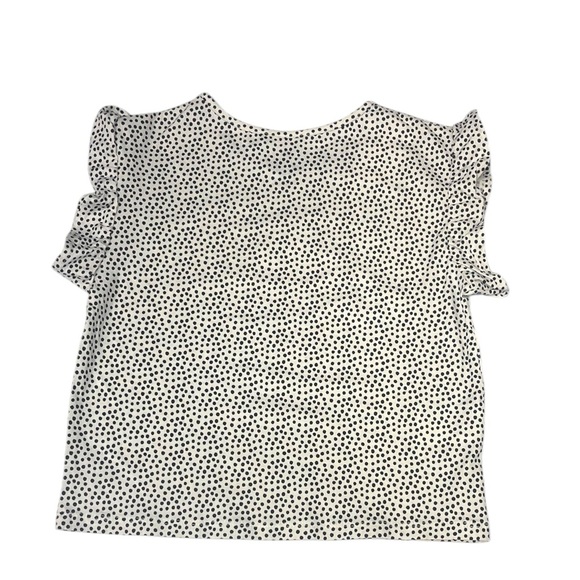 057 H&M Black and White Polka Dot Kids Tee - Picture 2 of 2